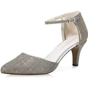 Rainbow Club sarina, pump dames, Ivory Crème Goud Metallic