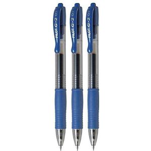 Pilot - G2 07 - Gelpen - Blauw - 0,7 mm Tip - Pack van 3