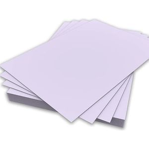 A4 Lila Kleur Papier 80gsm Vellen Dubbelzijdige Printer Copier Origami Flyers Tekening School Kantoor Afdrukken 210mm x 297mm (50 Vellen)