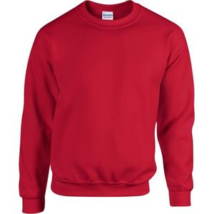 Gildan - Zware Blend - Unisex Adult Crewneck Sweatshirt - Kersenrood