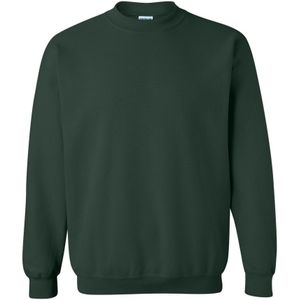Gildan Zware Blend Unisex Adult Crewneck Sweatshirt voor volwassenen (Bosgroen)