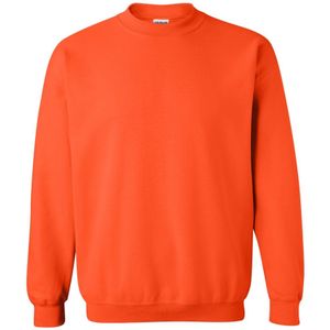 Gildan Zware Blend Unisex Adult Crewneck Sweatshirt voor volwassenen (Oranje)