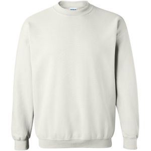Gildan Zware Blend Unisex Adult Crewneck Sweatshirt voor volwassenen (Wit)