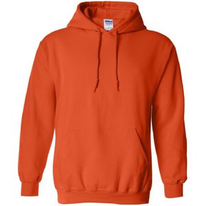 Gildan Zware Blend Volwassen Unisex Hooded Sweatshirt / Hoodie (Oranje)