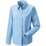 Russell Collectie Heren Lange Mouw Easy Care op maat gemaakt Oxford Shirt (Oxford Blauw)