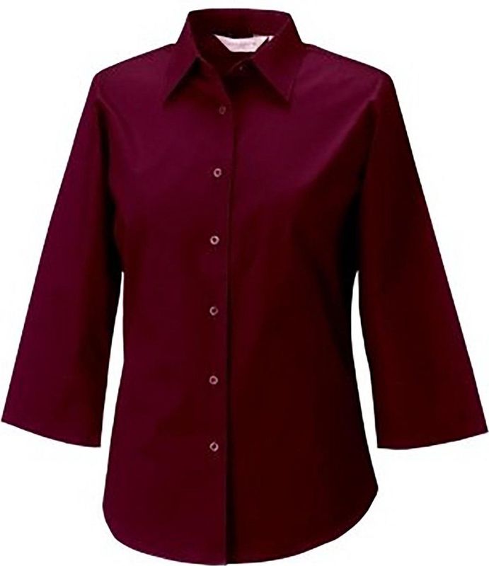 Russell - Collectie - Gevoelig Overhemd - Haven - 3/4 Mouw - Dames