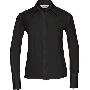 Russell - Collectie - Dames Lange Mouw Ultiem Niet-Ijzershirt - Zwart