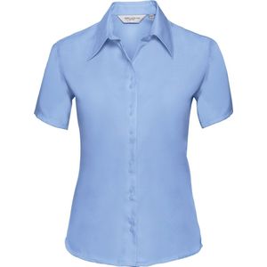 Russell Collectie Dames/Dames Korte Mouwen Ultiem Niet-Ijzershirt (Heldere lucht)