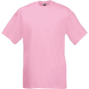 Fruit Of The Loom - Valueweight T-shirt - Licht Roze - Korte Mouwen