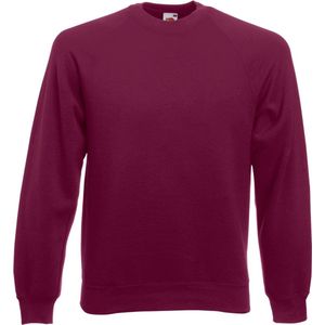 Fruit Of The Loom - Raglan Mouwen - Sweatshirt - Bordeaux