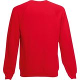 Fruit Of The Loom - Raglan Mouwen - Sweatshirt - Rood