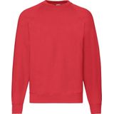 Fruit Of The Loom - Raglan Mouwen - Sweatshirt - Rood