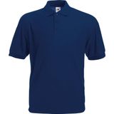 Fruit Of The Loom - 65/35 Pique Poloshirt - Marine - Korte Mouwen