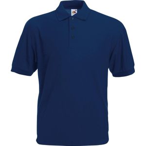 Fruit of the Loom - Piqué Polo - Wit - Easycare 65% Polyester 35% Katoen