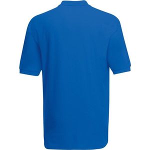 Fruit of the Loom - Piqué Poloshirt - Royaal Blauw - Korte Mouwen