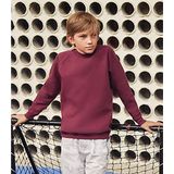 Fruit Of The Loom - Raglan Mouwen Sweatshirt - Bordeux - Katoen / Polyester