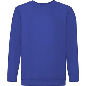 Fruit of the Loom - Kinder Classic Set-In Sweater - Donkerblauw