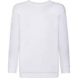 Fruit of the Loom - Kinder Classic Set-In - Sweater - Wit - Katoen en Polyester