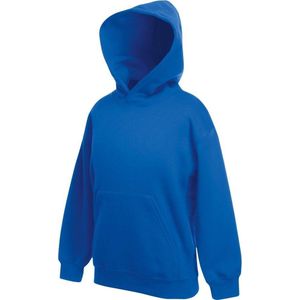 Fruit Of The Loom - Hoodie - Royaal Blauw - Kinder Unisex Sweatshirt