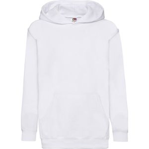 Fruit Of The Loom - BC1367 - Hoodie - Wit - 80% Katoen, 20% Polyester, 280 g/m²