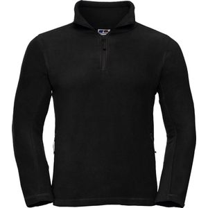 Russell - Outdoor Fleece Top - Zwart - Heren - 1/4 Ritssluiting
