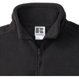 Russell Heren 1/4 Ritssluiting Outdoor Fleece Top (Zwart)
