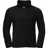 Russell Heren 1/4 Ritssluiting Outdoor Fleece Top (Zwart)