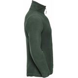 Russell - Outdoor Fleece Top - Fles Groen - 1/4 Ritssluiting