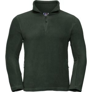 Russell - Outdoor Fleece Top - Fles Groen - 1/4 Ritssluiting