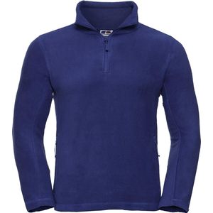 Russell - Outdoor Fleece Top - Helder Koninklijk - Heren - 1/4 Ritssluiting