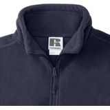Russell - Heren 1/4 Ritssluiting - Fleece Top - Franse Marine