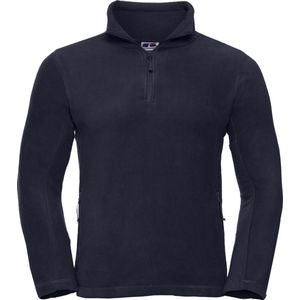 Russell - Heren 1/4 Ritssluiting - Fleece Top - Franse Marine
