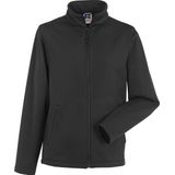Russell Heren Slimme Softshell-jas (Zwart)