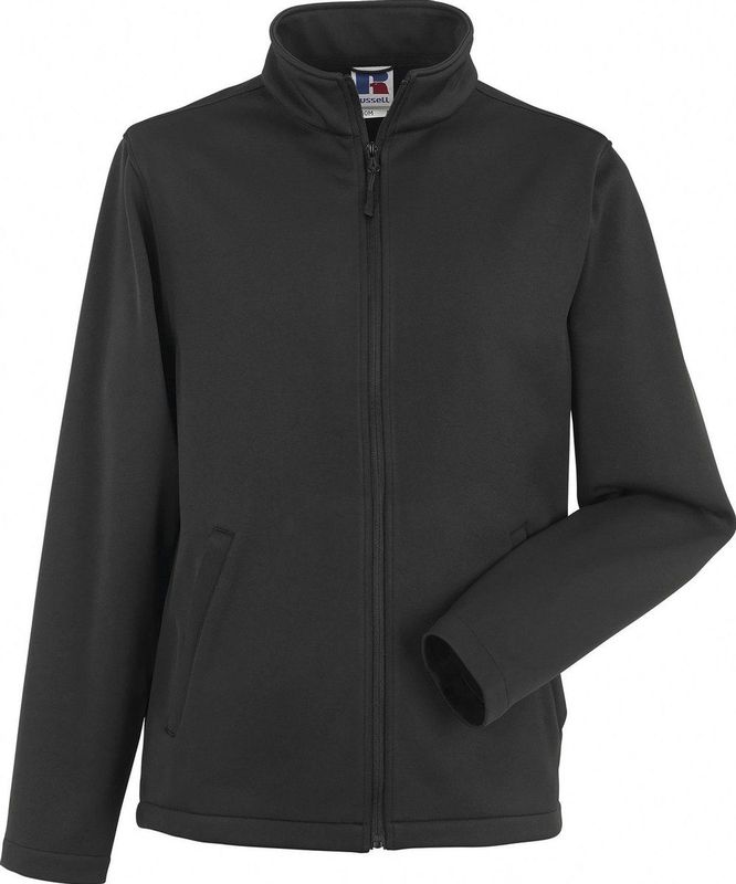 Russell Heren Slimme Softshell-jas (Zwart)