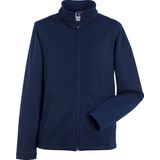 Russell - Heren Slimme Softshell-jas - Franse Marine - 100% Polyester
