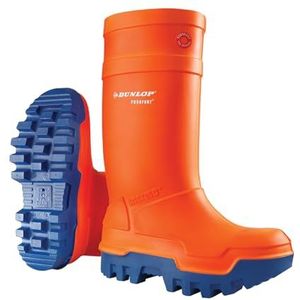 Dunlop Beschermende schoenen Dunlop Purofort Thermo+ C662343, Veiligheidslaarzen Unisex Volwassenen, Oranje Oranje, 11 (46 EU)