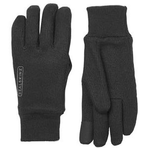 SealSkinz Windproof All Weather Knitted Guantes, Unisex, Negro, S