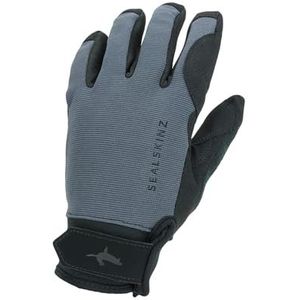 Sealskinz Unisex Waterproof All Weather Glove, Grey/Black, S
