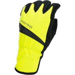SEALSKINZ Waterproof All Weather Cycle Glove, Guanti, Unisex, Giallo (Neon Yellow/White), S