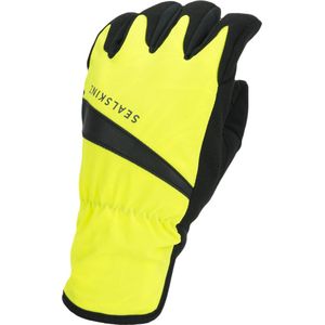 Sealskinz Waterdichte All Weather Cycle Handschoen, Unisex Volwassenen, Neon Geel/Zwart, XL