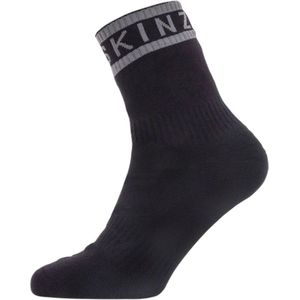 Seal Skinz Waterdicht warm weer enkelsokken met hydrostop uniseks sokken voor volwassenen uniseks, Zwart/Grijs