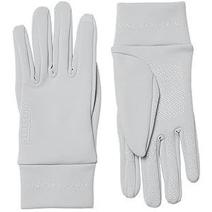 SEALSKINZ Acle Handschoen voor koud weer van waterafstotend nano-fleece voor dames, grijs, S