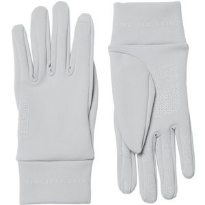 SEALSKINZ Acle Handschoen voor koud weer van waterafstotend nano-fleece voor dames, grijs, XL