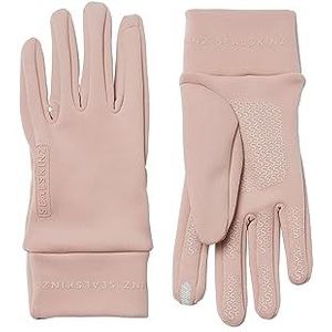 SEALSKINZ Acle Handschoen voor koud weer van waterafstotend nano-fleece voor dames, roze, S