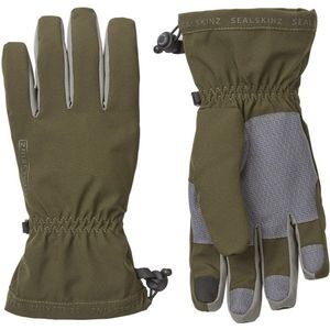 SEALSKINZ Drayton Waterdichte lichte handschoenen met lange manchet, voor koud weer, olijfgroen [Olive], S
