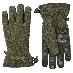 SEALSKINZ Hoveton Waterdichte handschoen van sherpafleece voor koud weer, olijfgroen [Olive], S