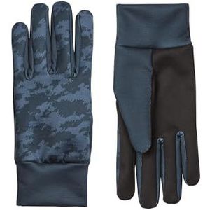 SEALSKINZ Ryston Skinz Print Handschoen voor koud weer van waterafstotend nano-fleece, marineblauw, S