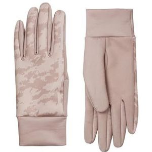 SEALSKINZ Ryston Skinz Print Handschoen voor koud weer van waterafstotend nano-fleece voor dames, roze, M