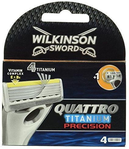 Wilkinson Quattro Titanium Precision messen 4 Stuk