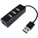 Cables Direct - 4-Poorts USB 2.0 Hub - Zwart - Docking Station